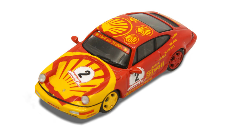 Cargue la imagen en el visor de la galería, Spark 1/64 Porsche 911 (964) Shell Carrera Cup 1991 Set
