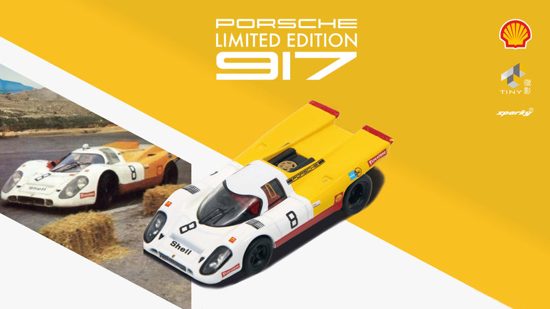 Load image into Gallery viewer, Spark 1/64 Porsche 917K Shell 1000km Norisring 1970 #8
